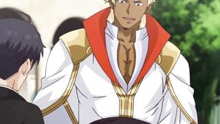 Giant Anime Prince Anal Creampie on Shy Boy in Palace Garden
