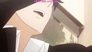 Giant Anime Prince Anal Creampie on Shy Boy in Palace Garden