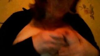Mature Russian Webcam Irina Shows Off Hard Nipples & Big Tits