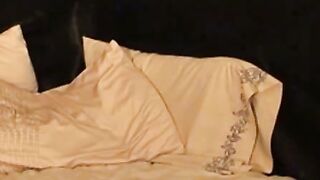 Big-Titted Brunette Pleasures Herself on Webcam