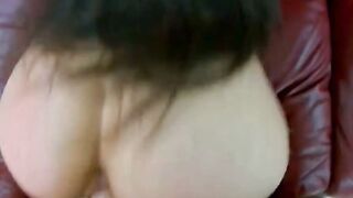 Carmen Hayes Deepthroats Thick Cock In Rough Doggy Style On Red Couch
