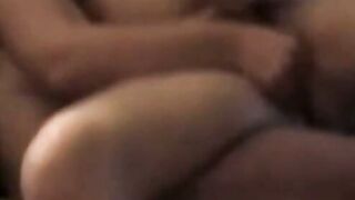 Amateur Redhead Shares Hairy Bush While Friend Wanks & Cums