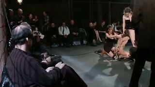 Amber Rayne Public Club Floor Gangbang With John Strong & Princess Donna