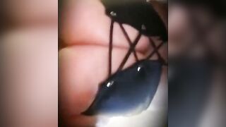Amateur Girl Sucks Cock With Nails On Hairy Chest