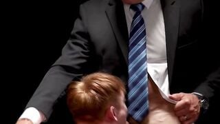 Reece Scott Bareback Rims & Deepthroats Caged Slave Colton Fox