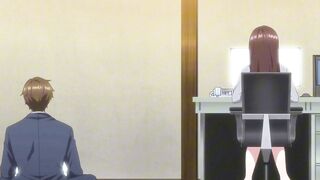 Hentai Boss Gets Roughed On The Floor By Neighbor Guy While Colleagues Watch
