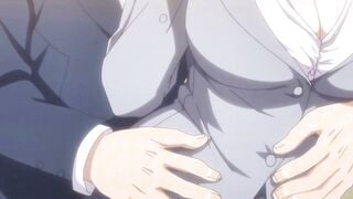 Hentai Boss Gets Roughed On The Floor By Neighbor Guy While Colleagues Watch