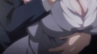 Office Suit MILF Stripped & Fucked in Car Seat Hentai
