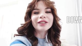 Petite Brunette Stepsister Gets Her Tight Ass Stretched By Massive Black Dick