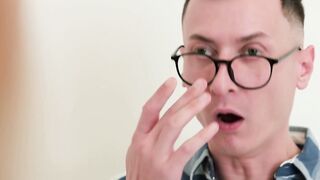 Victoria Benz Deepthroats Stepbrother's Big Cock in Rough POV Fuck