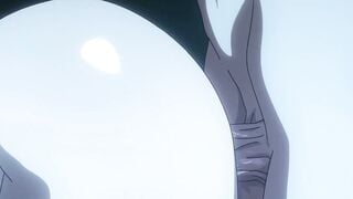 Blue-Haired Anime Babe Takes Monster Cock Deep in Rough Hentai Scene