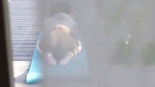 Amateur Wife Squirts And Swallows Cum In Tight Grey Leggings Outdoor POV