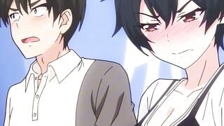 Anime Schoolgirl Caught in Library & Intense Public Encounter