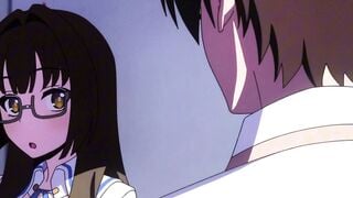 Busty College Babes Gangbang Virgin Boy in Rough Hentai Orgy