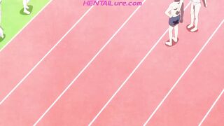 Athletic Anime Girl Rides Big Cock Raw In Front Of Crowd