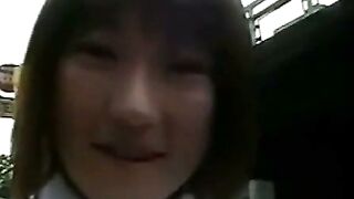 Shinobu Kasagi Outdoor Bukkake: Japanese Amateur Gets Cum Dumped On Face
