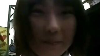 Shinobu Kasagi Outdoor Bukkake: Japanese Amateur Gets Cum Dumped On Face