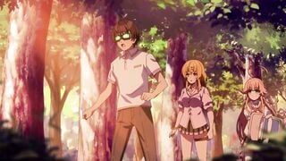 Busty Anime Schoolgirls Get Creamed In Hentai Squad War