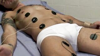 Yasmin Lee Deepthroats Bound Tattooed Man in Medical Clinic