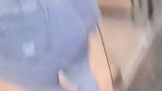 Emily B's Massive Bare Ass in Tight Jeans & Bedroom POV