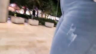 Emily B's Massive Bare Ass in Tight Jeans & Bedroom POV