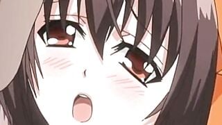 Anime Brunette Sucks Cock in Intense Close-Up Creampie Compilation