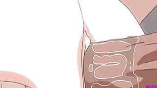 Anime Brunette Sucks Cock in Intense Close-Up Creampie Compilation