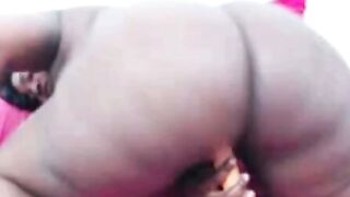 Big Black Ass Dildo Play on Webcam