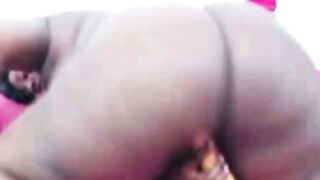 Big Black Ass Dildo Play on Webcam
