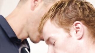 Ryan Fox Deepthroats Andolini XXL's Monster Cock in Hardcore Anal Sex