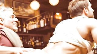 Muscular Bear Pounds Ass With Beer-Fueled Public Anal Fuck