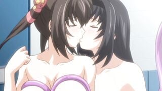 Anime Schoolgirls Suck Tentacles in Hentai Monster Orgy
