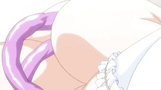 Anime Schoolgirls Suck Tentacles in Hentai Monster Orgy