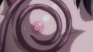 Anime Schoolgirls Suck Tentacles in Hentai Monster Orgy