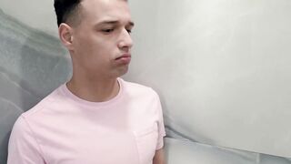 London River Stepmom Sucks Stepson's Cock in Shower & Titfucks Him