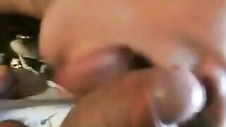 French Amateur Sucks Big Cock Deepthroat at Music Festival