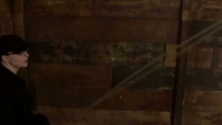 Annika Hogtied Rope Bondage Ball Gag Crotch Fingering Live Stage Hardcore BDSM