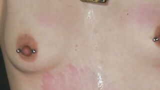 Katharine Cane Blindfolded Bastinado Cage Flogging & Vibrator Training