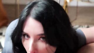 Paris Deepthroats Thick Cock And Gets Pounded On Wet Pussy
