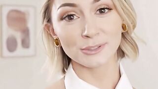 Blonde Stepsis Sucks Cock & Takes Teen Anal Creampie POV