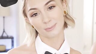 Blonde Stepsis Sucks Cock & Takes Teen Anal Creampie POV