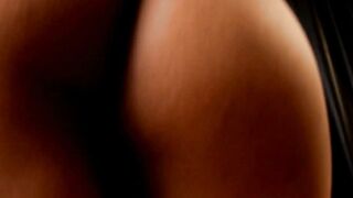 Brunette Shemale Striptease & Solo Cumshot On Camera