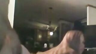 Amateur Webcam Rough Doggy Style & Ass Spanking with Long Hair Fetish