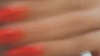 Colombian Amateur POV: Latina Girl Fingers Wet Pussy & Tits Homemade