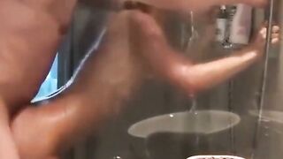 Swedish Amateur MILF Sucks Cock And Fucks In Shower