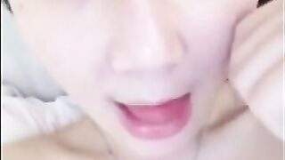 Chinese Webcam Babe Teases Tits And Face To Camera