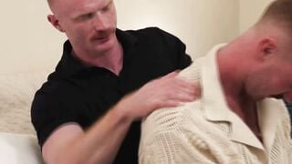 Brody Fox Deepthroats Stepdad Lance Woods For Hairy Creampie