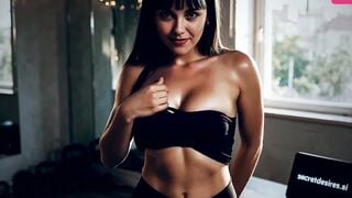 AI POV: Russian & Latina Babes Suck Cock, Doggystyle Fuck & Creampie