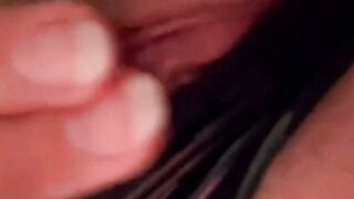 Big Titted Blonde In Pink Latex Orgasms On Webcam With Huge Dildo