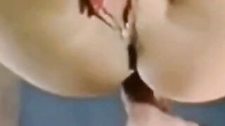 Vintage German Bombshell Sucks Cock Then Takes Hard Anal